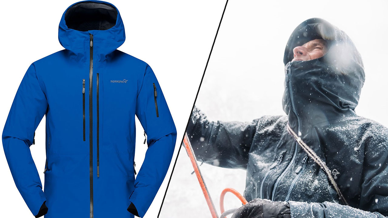 Hard shell mountaineering jacket best sale