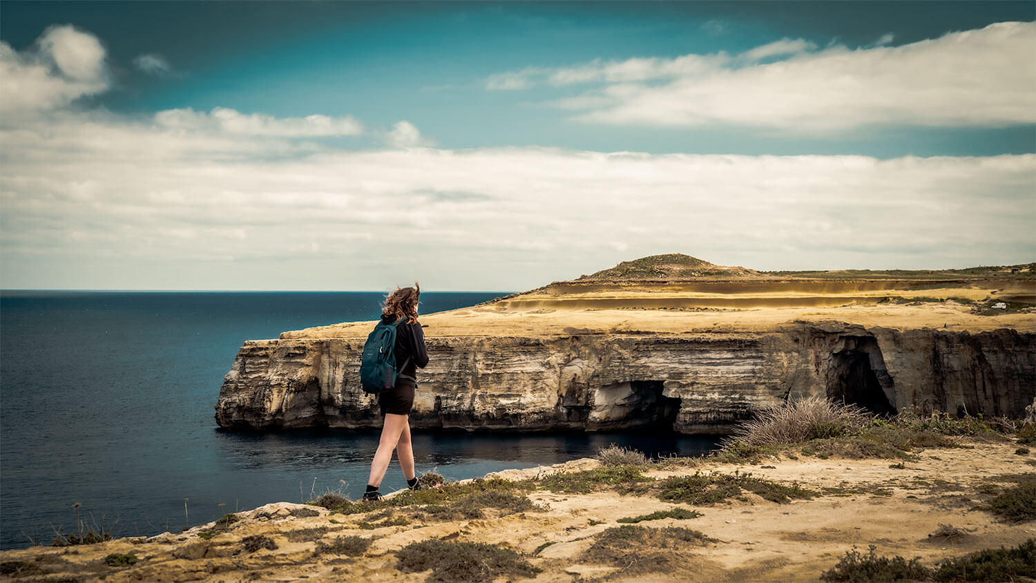 Hiken in Malta, gevormd door wind en water