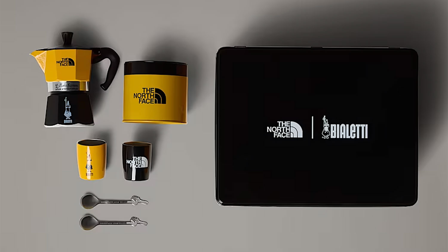 Bialetti X The North Face moka set: avontuurlijk koffiezetten in stijl