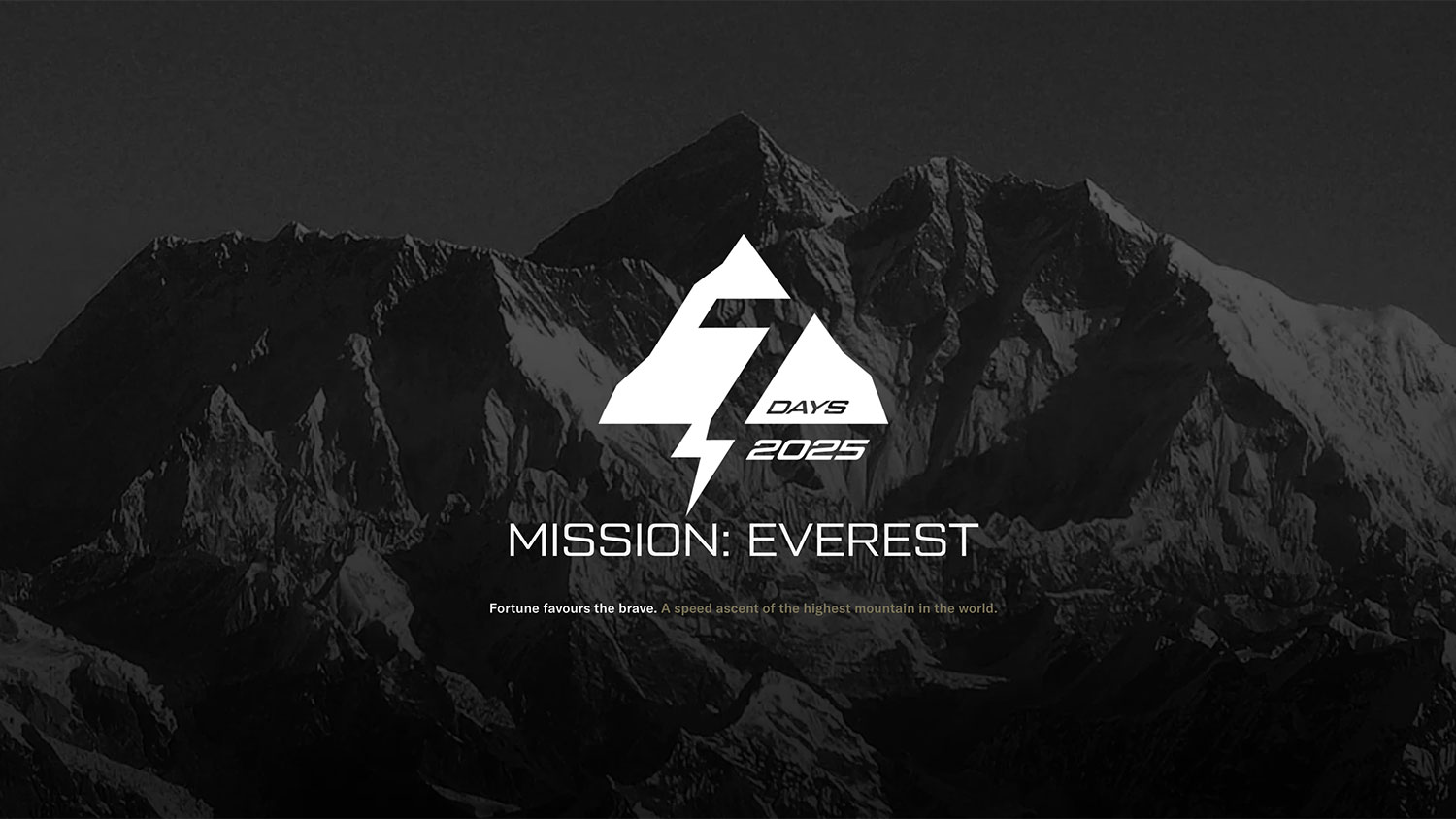 Mission Everest: seven summits in seven days – an impossible mission?