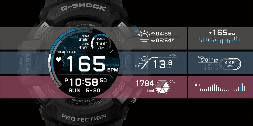 Zes Bloody sensatie GearBite: G-Squad Pro GSW-H1000 multisport smartwatch toevoeging van G-Shock  - Gearlimits